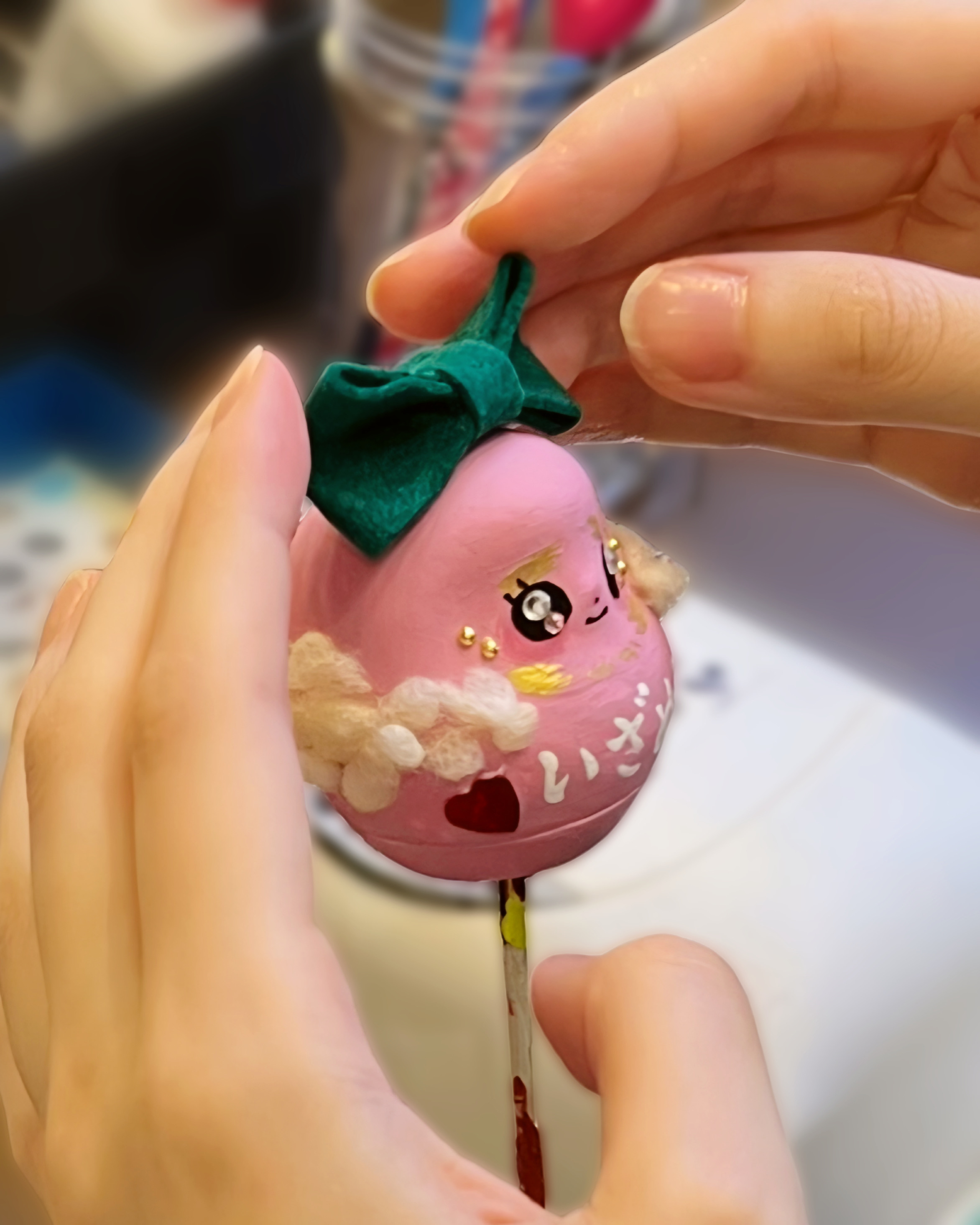 【図書館まつり】Let's make はっぴーだるま