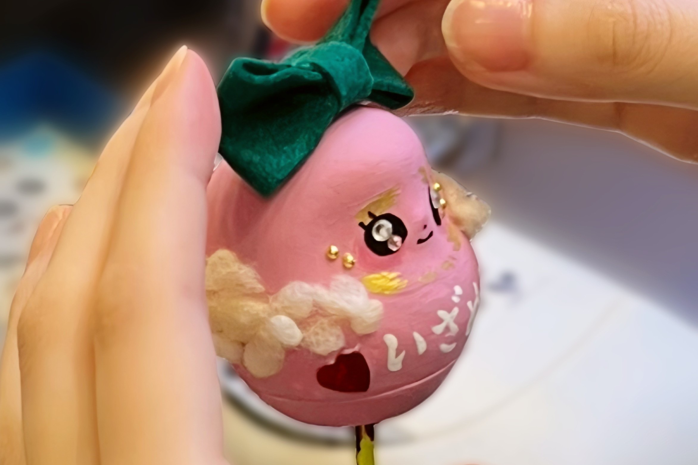 【図書館まつり】Let's make はっぴーだるま